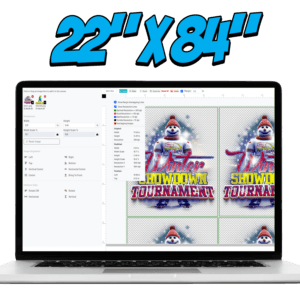 22 x 84 Gang Sheet